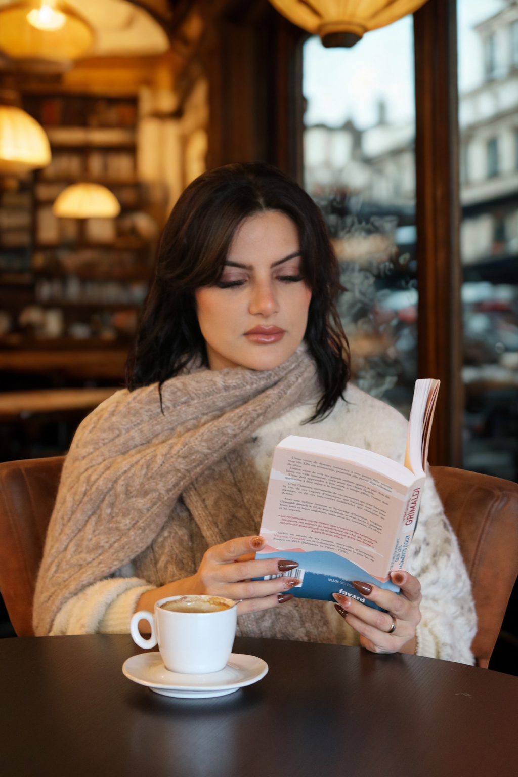 Echarpe Géode Noisette