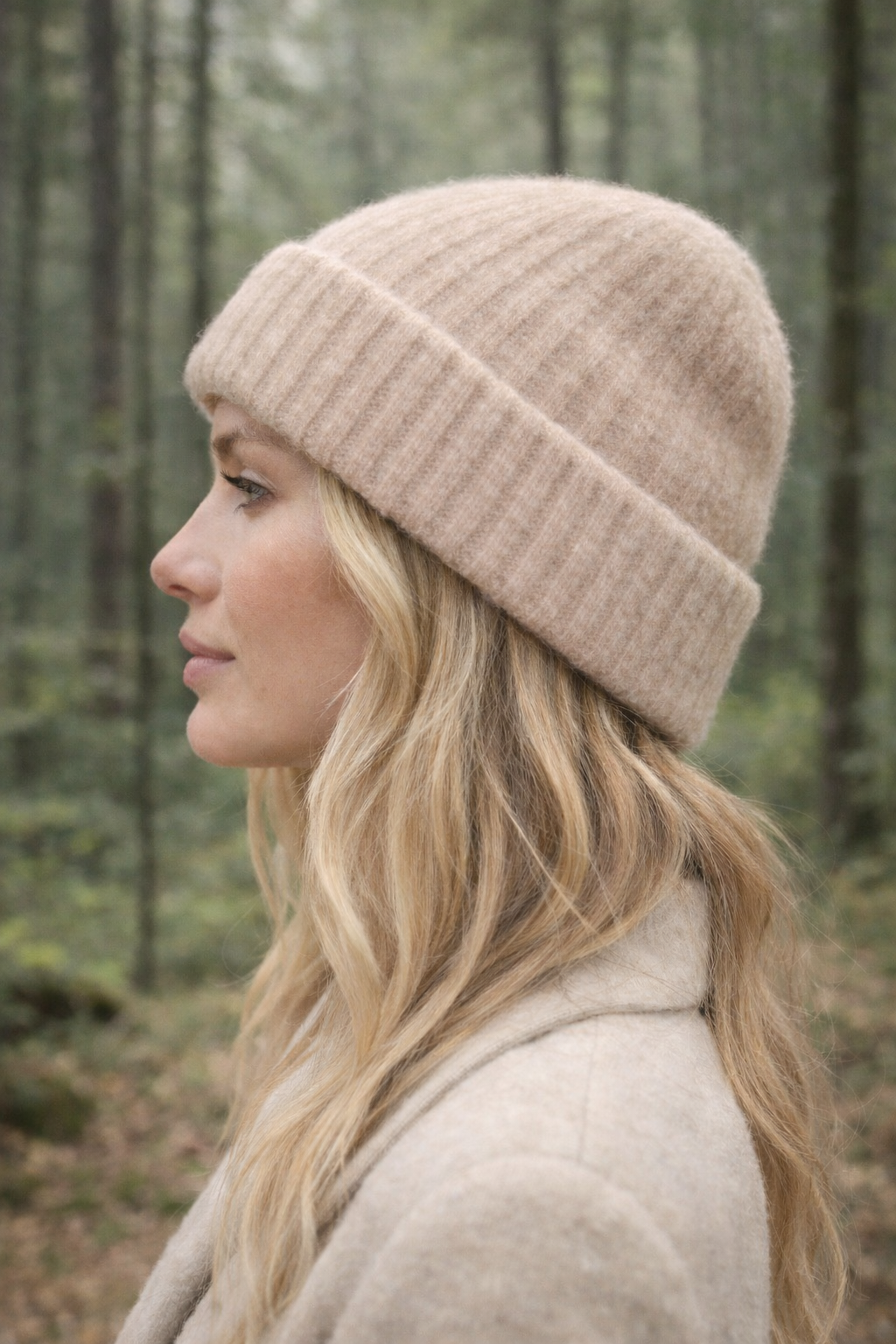 Bonnet Berger Écru chiné